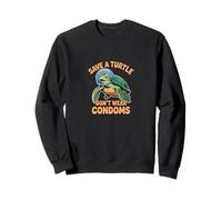 Motif Amusant Save The Turtles Sweatshirt