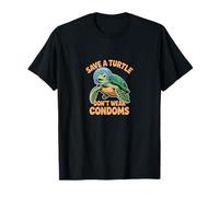 Motif Amusant Save The Turtles T-Shirt