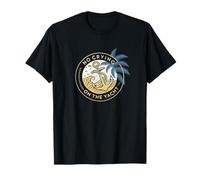 Motif ancre côtière « No Crying on the Yacht » T-Shirt