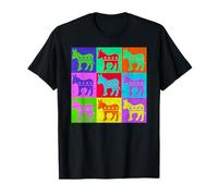 Motif âne démocrate démocrate coloré pop art T-Shirt