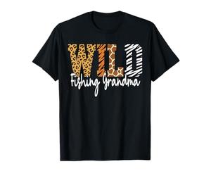 Motif Animal de la pêche Sauvage Grand-Mère Fête de la Terre T-Shirt