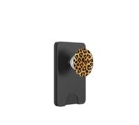 Motif Animal en Fausse Fourrure imprimé léopard PopSockets PopWallet pour MagSafe