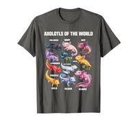 Motif Animal Mignon des Axolotls du Monde T-Shirt