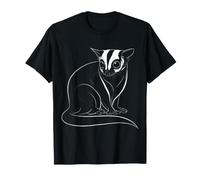 Motif Animal Mignon en Forme de Planeur en Sucre T-Shirt