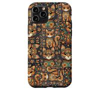 Motif Animal Mignon Kitsch Collage Floral Coque pour iPhone 11 Pro
