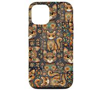 Motif Animal Mignon Kitsch Collage Floral Coque pour iPhone 12/12 Pro