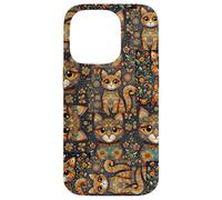 Motif Animal Mignon Kitsch Collage Floral Coque pour iPhone 14 Pro
