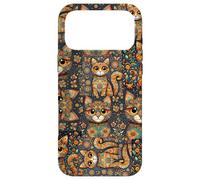 Motif Animal Mignon Kitsch Collage Floral Coque pour iPhone 17 Pro Max