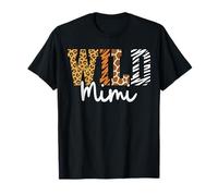 Motif Animal Sauvage Mimi Fête de la Terre Mère T-Shirt
