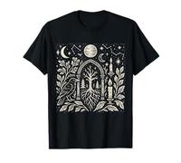 Motif Arbre céleste Mystique Corbeau païen Wiccan T-Shirt