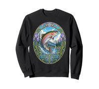 Motif Arc-en-Ciel pour pêche à la Truite Sweatshirt