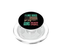 Motif Armes à feu et Chasse pour Amoureux des Chiens PopSockets PopGrip pour MagSafe