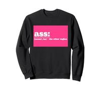 Motif Ass Noun As The Other Vagina Pink Sweatshirt