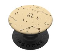 Motif Astrologie bohème Leo Sign PopSockets PopGrip Adhésif