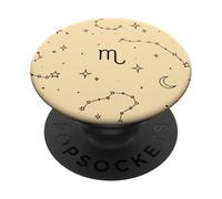 Motif Astrologie du Signe du Scorpion PopSockets PopGrip Adhésif