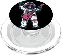 Motif Astronaute Amusant pour Guitariste Rock et Espace PopSockets PopGrip pour MagSafe