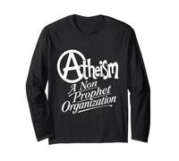 Motif athéisme cer t Slogan Blanc Manche Longue