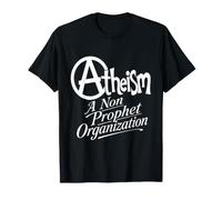 Motif athéisme cer t Slogan Blanc T-Shirt