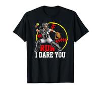 Motif Attrape-Balle Molle Run I Dare You pour Filles confiantes T-Shirt
