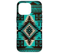Motif aztèque du sud-Ouest indigène de la Turquie des Amériques Coque pour iPhone 16 Pro