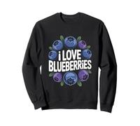 Motif Baies Mignonnes I Love Blueberries Sweatshirt