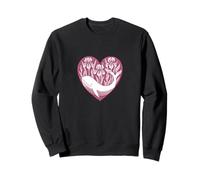 Motif baleine iris orque art floral Sweatshirt