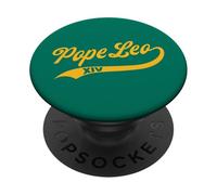 Motif Baseball Classique Pope Leo 14 PopSockets PopGrip Adhésif