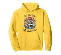 Motif bateau à voile vintage, look rétro tatouage mer désir Sweat à Capuche