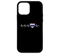 Motif battements de cœur thaïlandais en Forme de cœur Coque pour iPhone 12 Mini