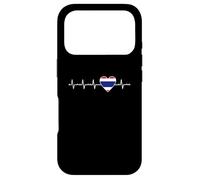 Motif battements de cœur thaïlandais en Forme de cœur Coque pour iPhone 17 Pro