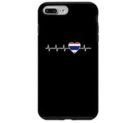 Motif battements de cœur thaïlandais en Forme de cœur Coque pour iPhone 7 Plus/8 Plus