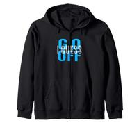 Motif Bleu Don't Let Me Stop You... Bleu Sweat à Capuche