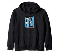 Motif Bleu « It Do Be Like That » Sweat à Capuche