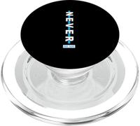 Motif Bleu « Never Be Me » PopSockets PopGrip pour MagSafe