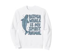 Motif bohème béluga Baleine Esprit Animal Art Sweatshirt