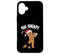 Motif Bonhomme de Golf en Pain d'épice Oh Snap Coque pour iPhone 16 Plus