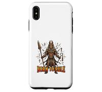 Motif Born to Rule Ancient Egyptian King Power Coque pour iPhone XS Max