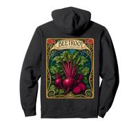 Motif botanique Art Nouveau Betterave vive Sweat à Capuche