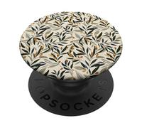Motif botanique de branches d'olivier PopSockets PopGrip Interchangeable