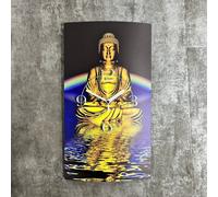 Motif Bouddha Zen Horloge murale design horloges murales modernes silencieuses sans tic-tac DIXTIME 3D-0319