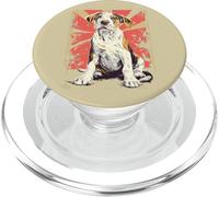 Motif Bouledogue Beagle Retro Burst Mix Puppy Dog PopSockets PopGrip pour MagSafe