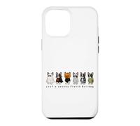 Motif Bouledogue français Mignon Amoureux des Chiens Effrayant Automne Halloween Coque pour iPhone 12 Pro Max