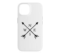 Motif Boussole flèches Nord, sud-est, Ouest Aventure Coque pour iPhone 14