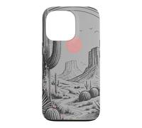 Motif Cactus du sud-Ouest du désert Coque pour iPhone 13 Pro