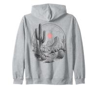 Motif Cactus du sud-Ouest du désert Sweat à Capuche