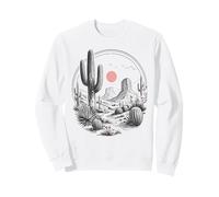 Motif Cactus du sud-Ouest du désert Sweatshirt