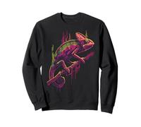 Motif caméléon Amoureux des Animaux Sweatshirt