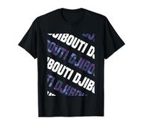 Motif Camouflage Djibouti Violet T-Shirt