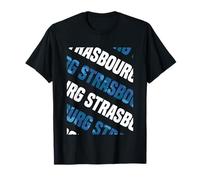 Motif Camouflage Strasbourg Bleu T-Shirt