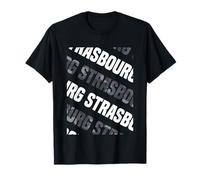 Motif Camouflage Strasbourg Gris T-Shirt